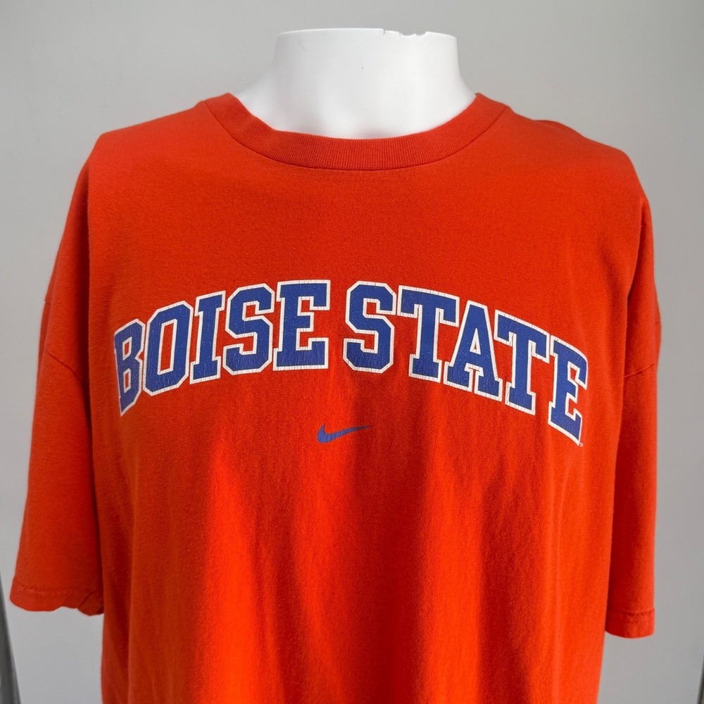 Nike Boise State Broncos T-Shirt Mens XL Orange Short Sleeve NCAA Fan Gear - Picture 2 of 8